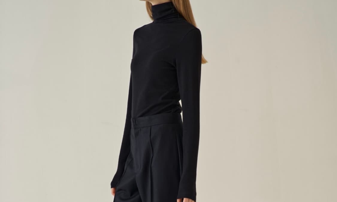 파사드패턴 울 롤넥 탑 터틀넥 상품이미지1