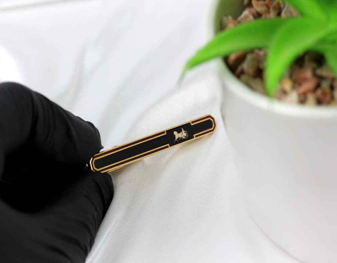 셀린느 A등급 4.9cm 남자 명품 넥타이핀 빈티지 상품이미지4