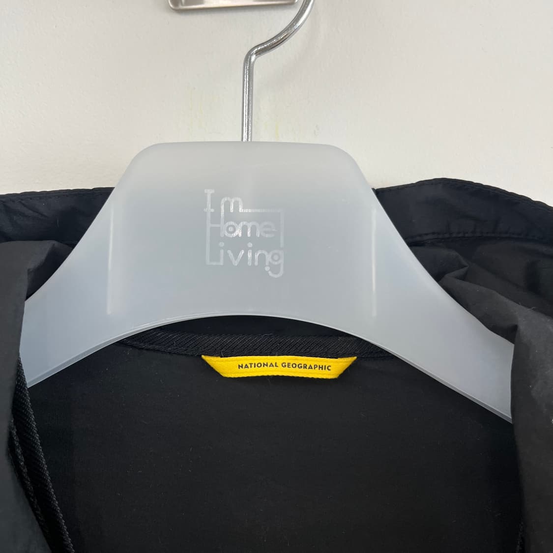 내셔널지오그래픽 와펜 블랙 경량 후드 바람막이 자켓 상품이미지6