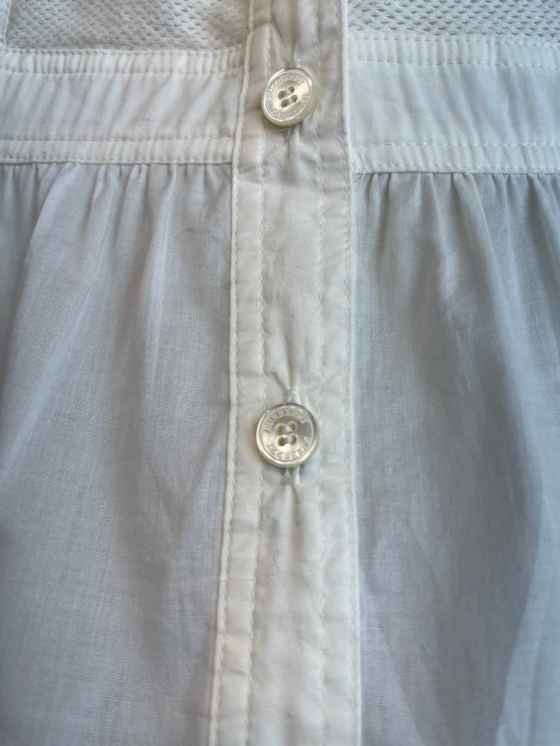 버버리 반팔 셔츠 블라우스 우먼즈 Made in JAPAN 상품이미지4