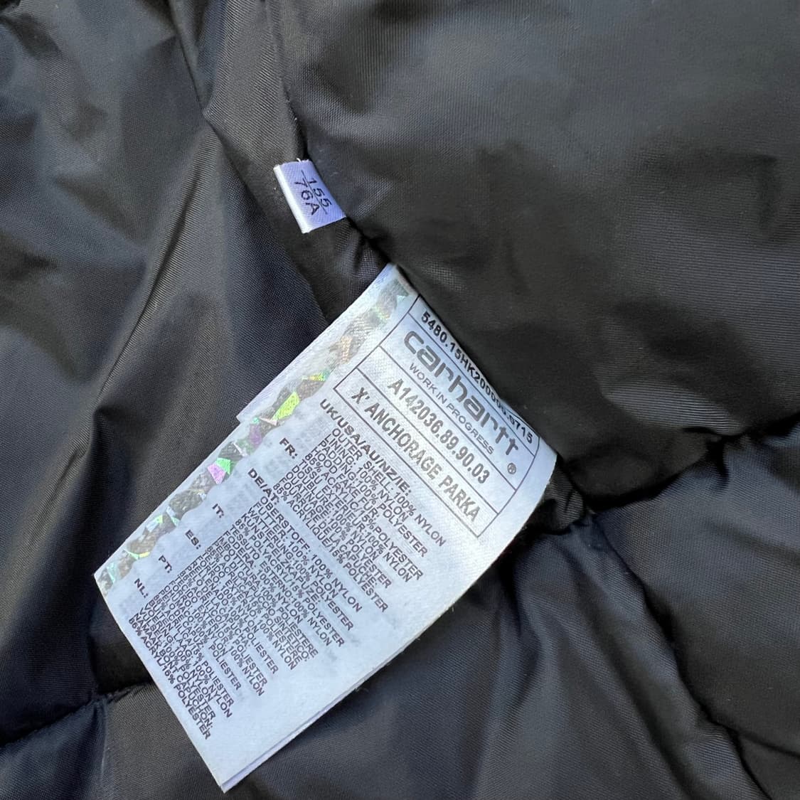 XS) 칼하트 앵커리지 파카 패딩점퍼 남녀공용 아메카지 워크웨어 상품이미지6