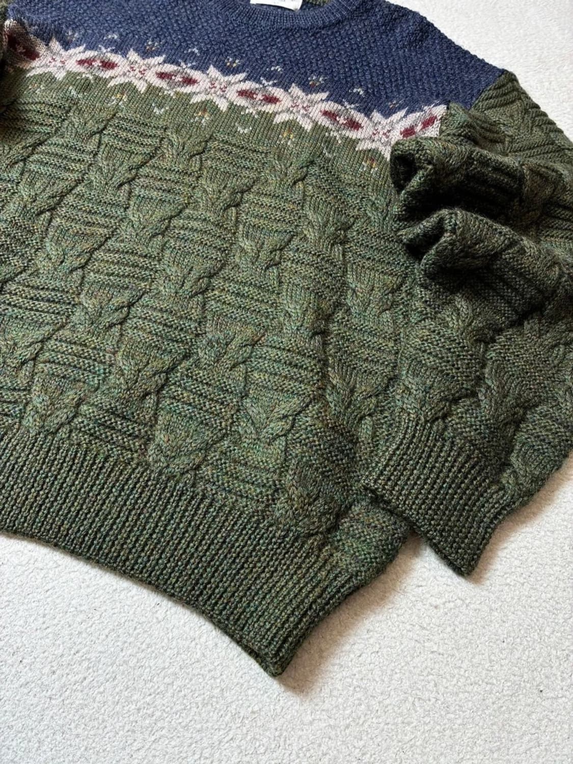 Jantzen 90's USA 페어아일 울 니트 PN7902 상품이미지3