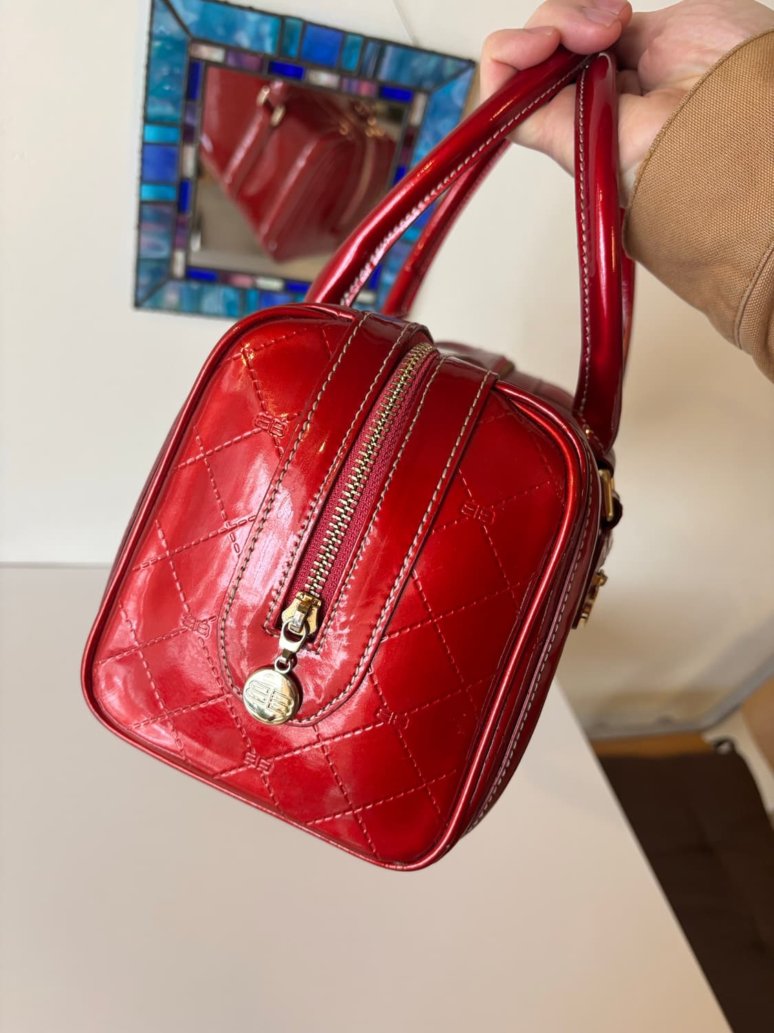 발렌시아가 레드 토트백 상품이미지10