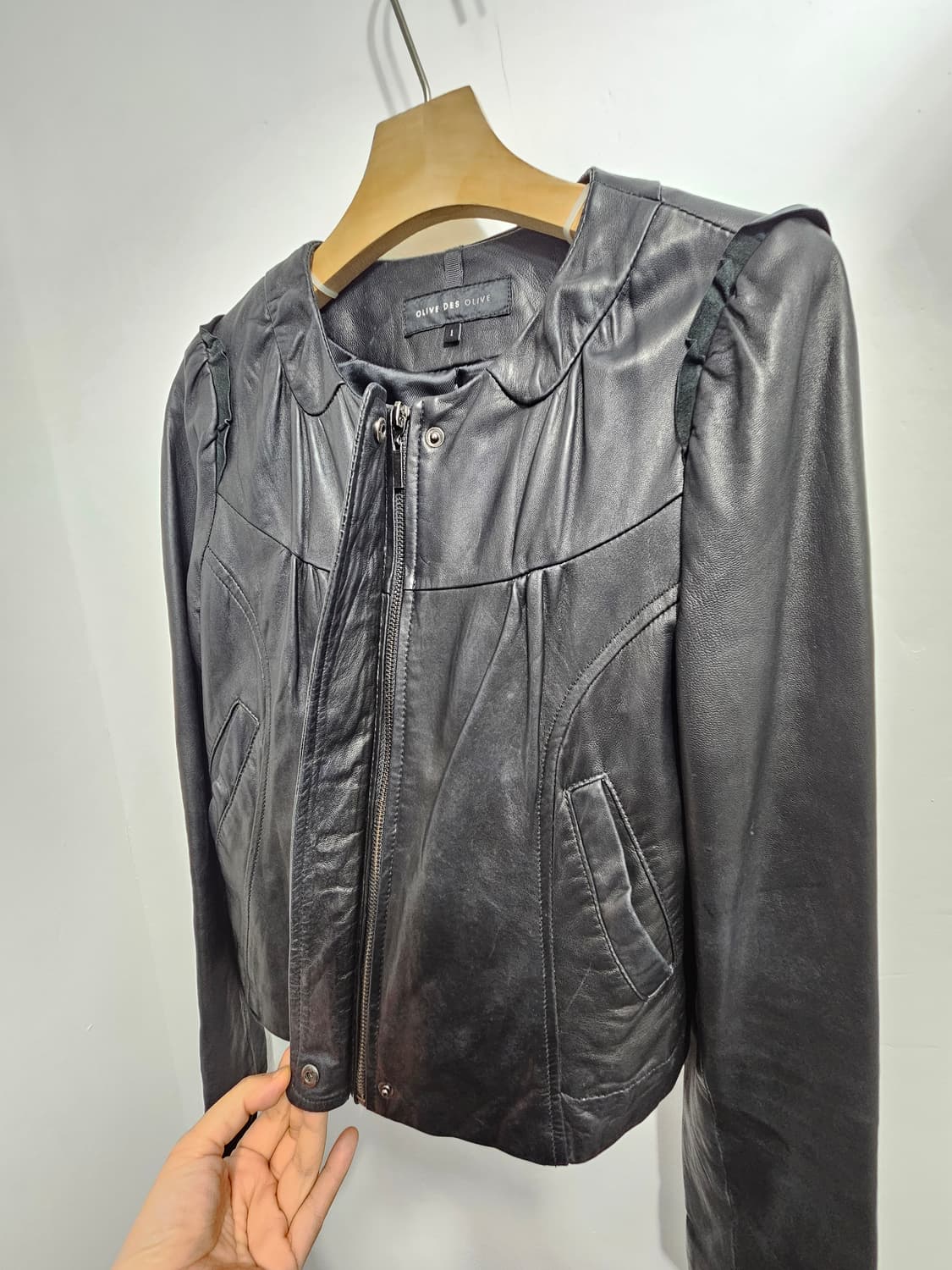 올리브데올리브(Olive des olive) 양가죽 자켓  상품이미지6