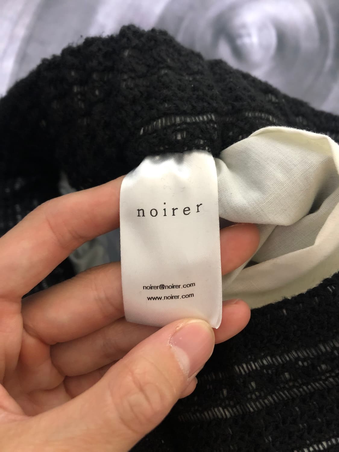 Noirer One-tuck Lace Wide Slacks 상품이미지7