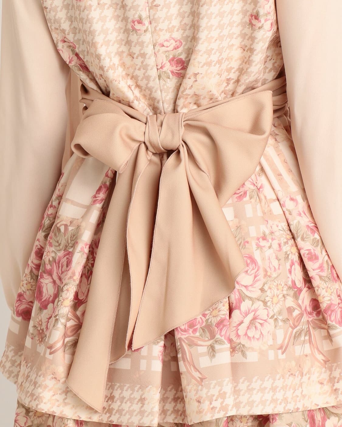 리즈리사 플로럴 플라워 라떼갸루 히메갸루 히메카지 원피스 상의 상품이미지1