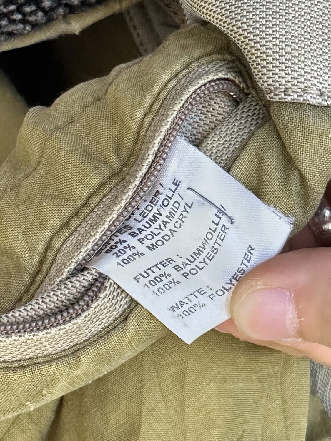 내츄럴 웨어 90’s 타입 B-3 레더 무스탕 상품이미지6