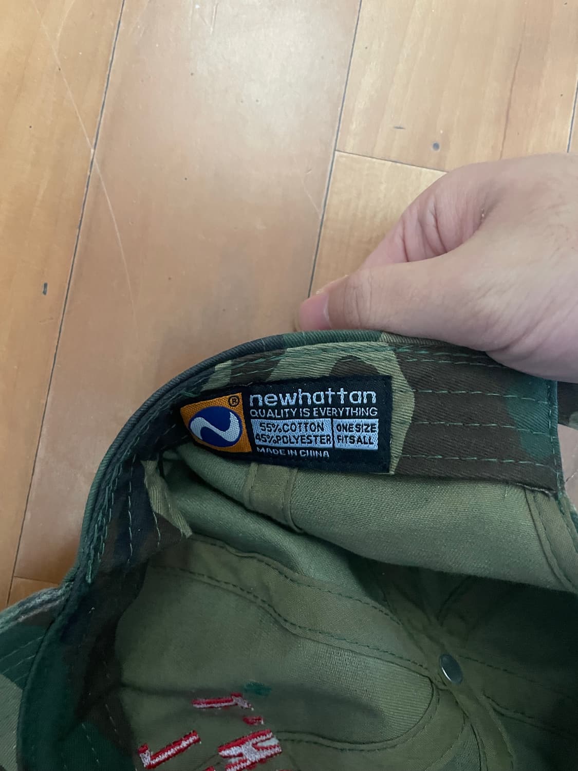 anchovi 카모 볼캡 상품이미지3