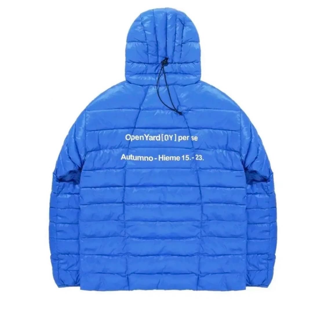 오와이 경량패딩 블루2size 상품이미지2