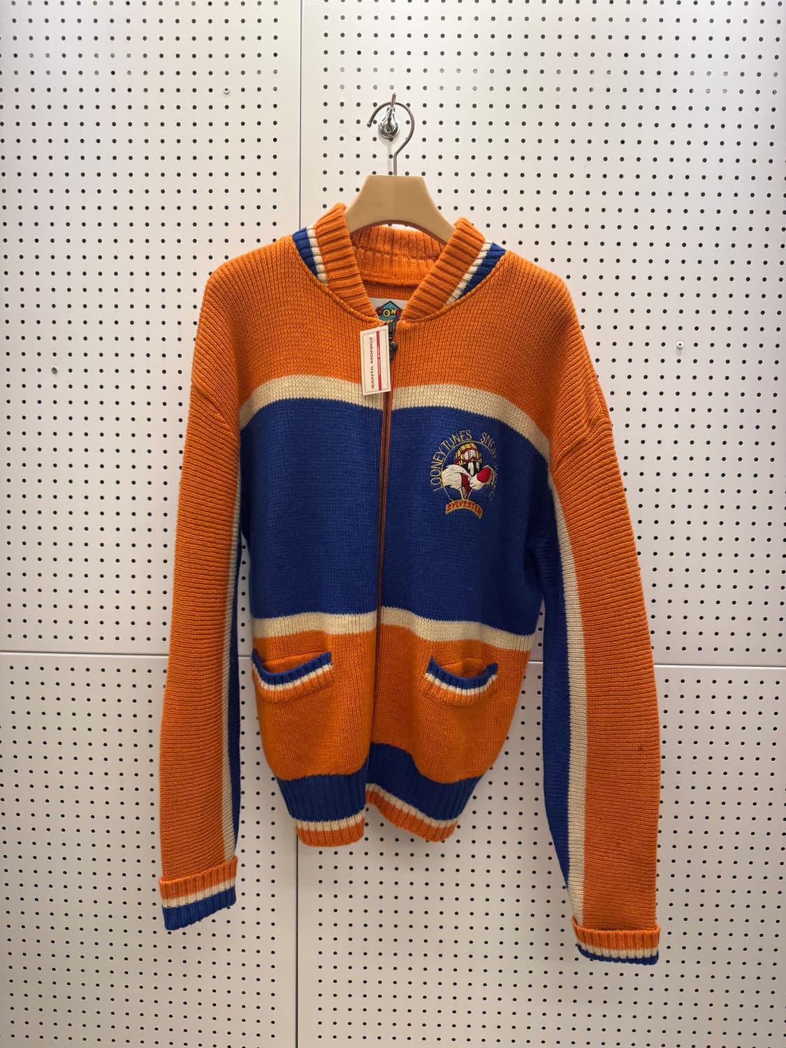 루니툰즈 캐릭터 니트 집업 가디건 U1728 상품이미지2