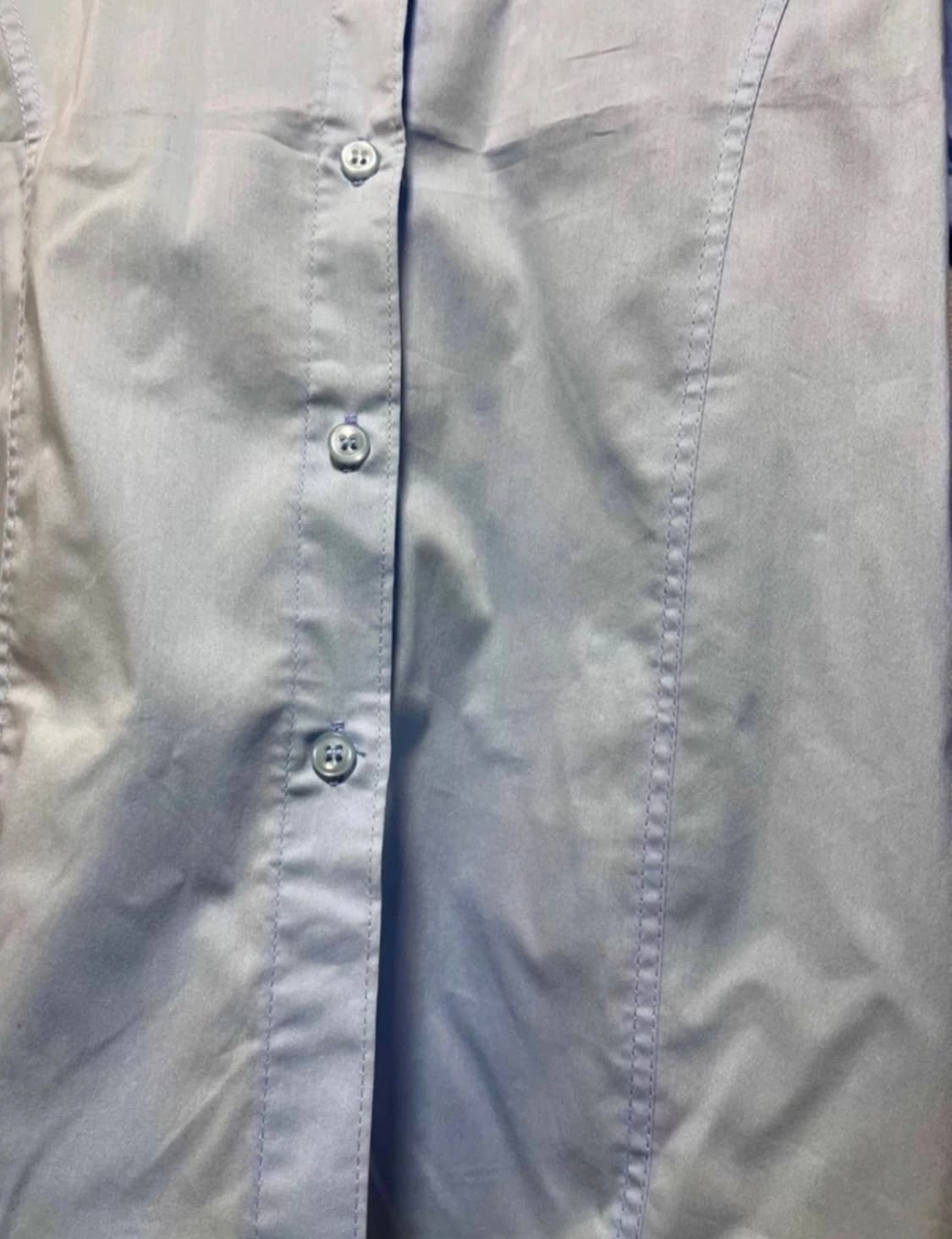 [새상품]EUNE 블루 셔츠 상품이미지3