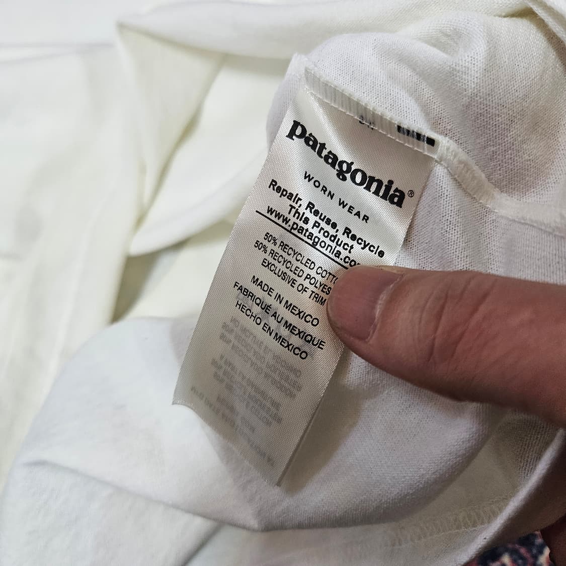 파타고니아 시그니쳐로고 롱슬리브 라운드 티셔츠 S size 상품이미지6