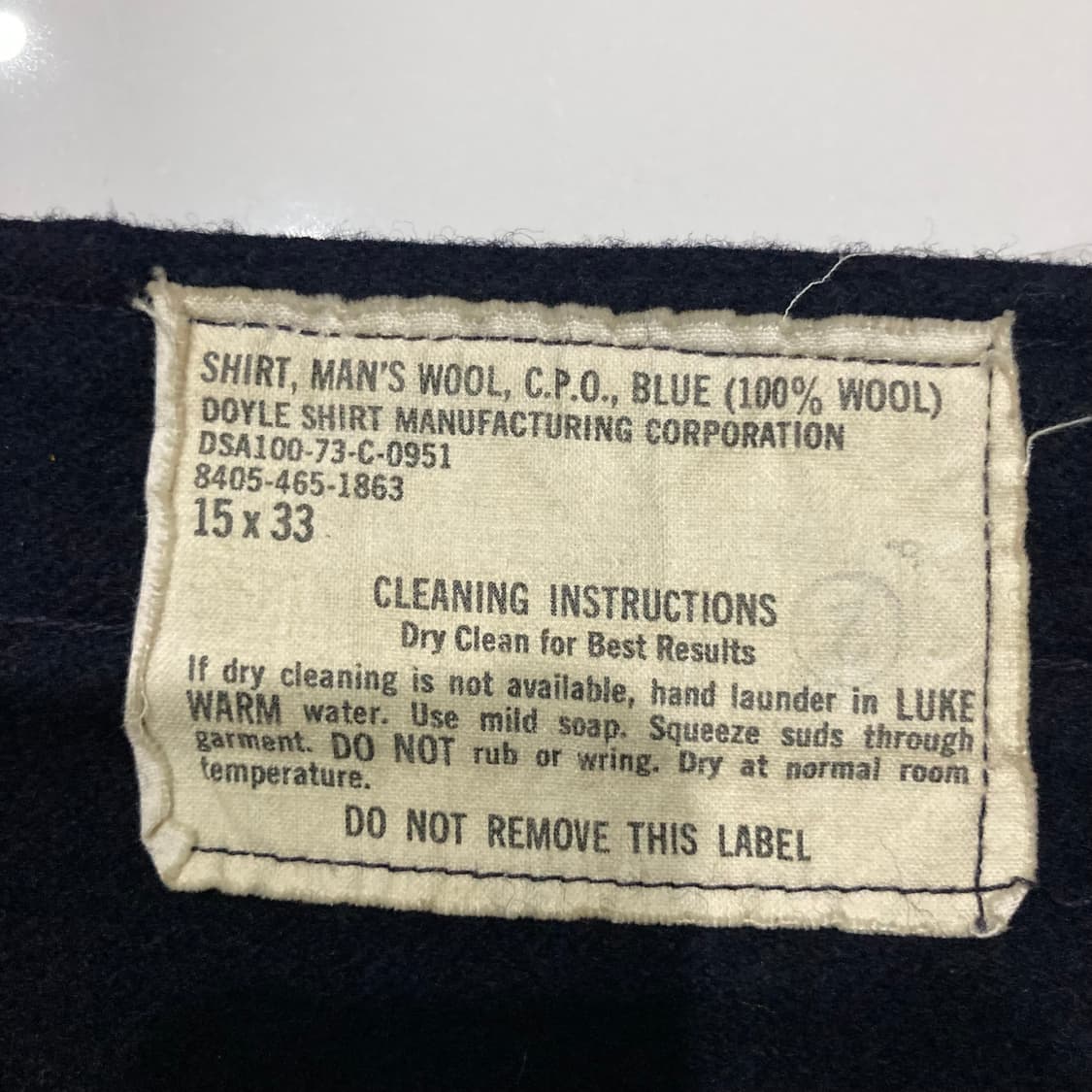 73s Us Navy CPO wool shirts 상품이미지4