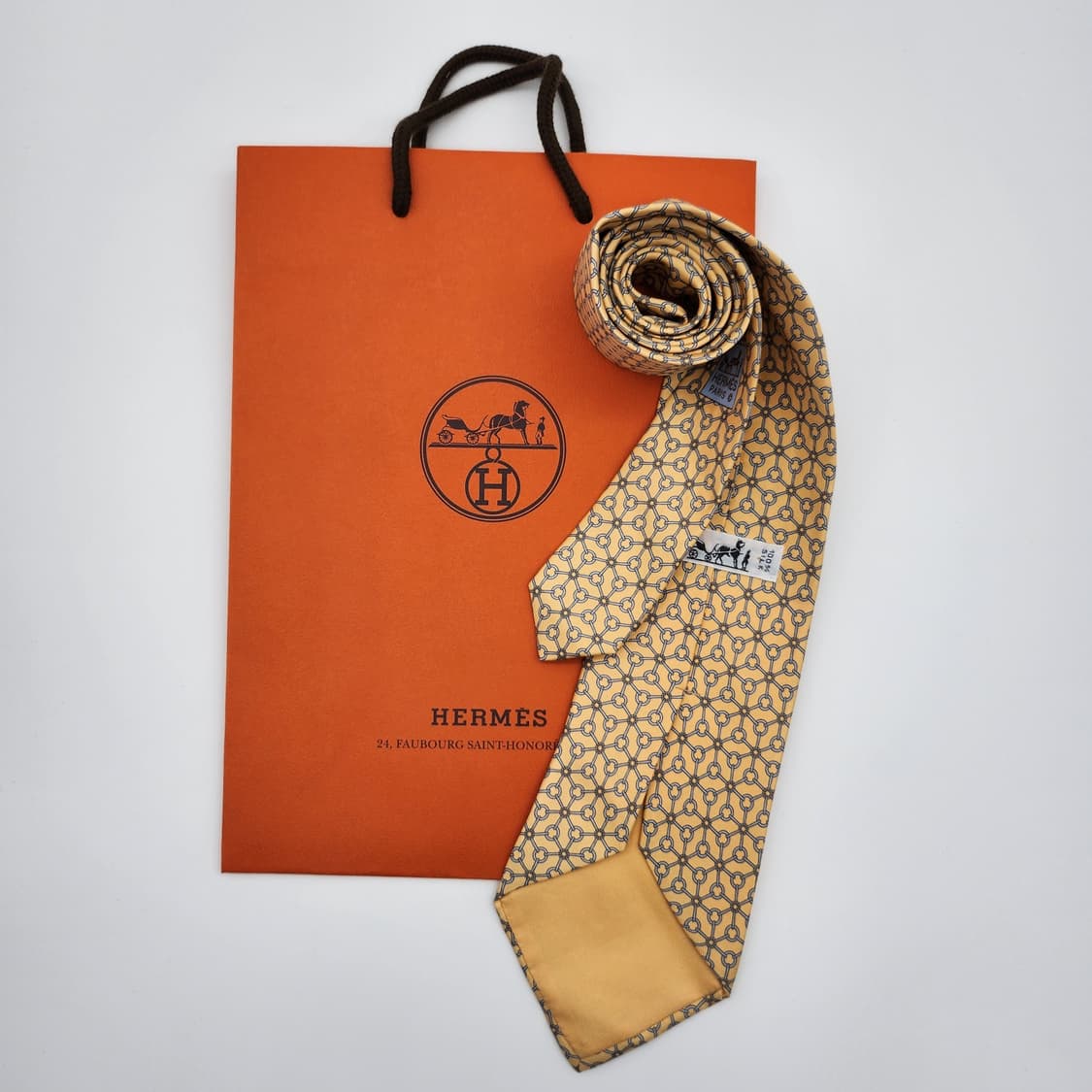 HERMES 에르메스 실크 넥타이[JBFCS7338_0788-01] 상품이미지2