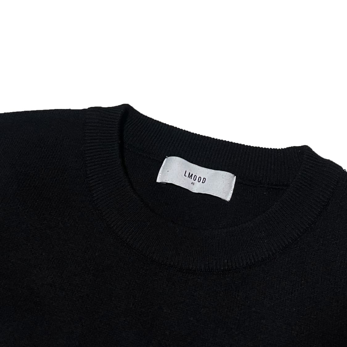 엘무드 울 캐시미어 블랙 니트 상품이미지5