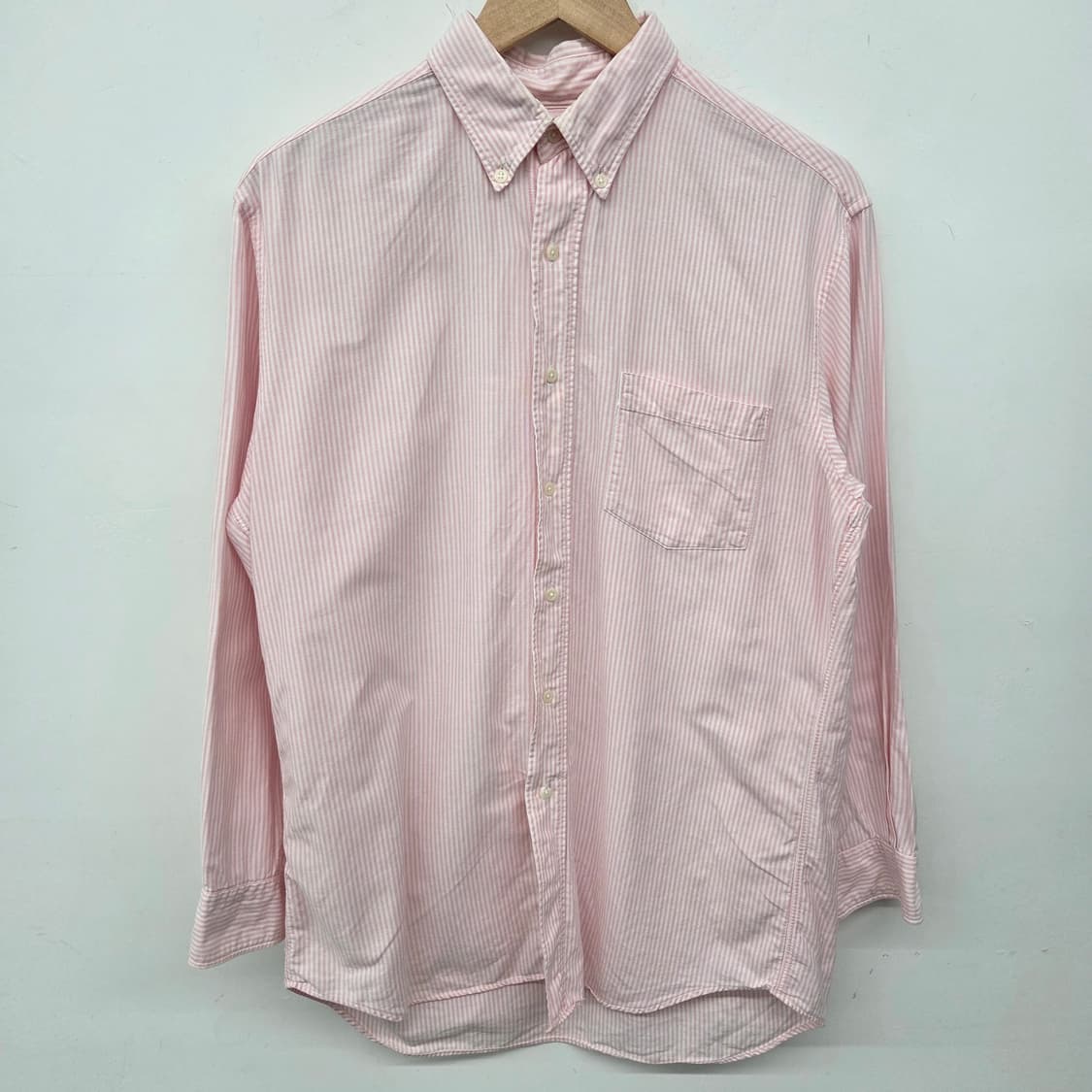 제이프레스 핑크 스트라이프 긴팔 셔츠 남성L 상품이미지2