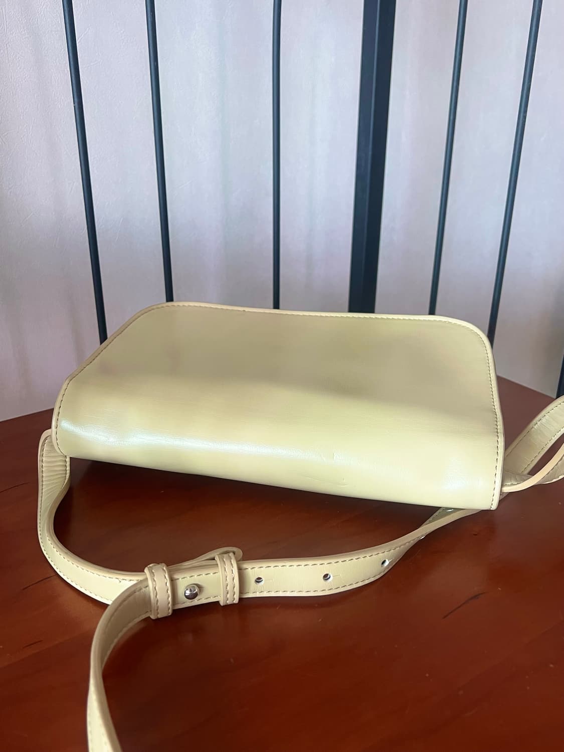 (단종) 에잇세컨즈 연노랑 아이보리 바게트백 버터백 숄더백 크로스백 상품이미지7