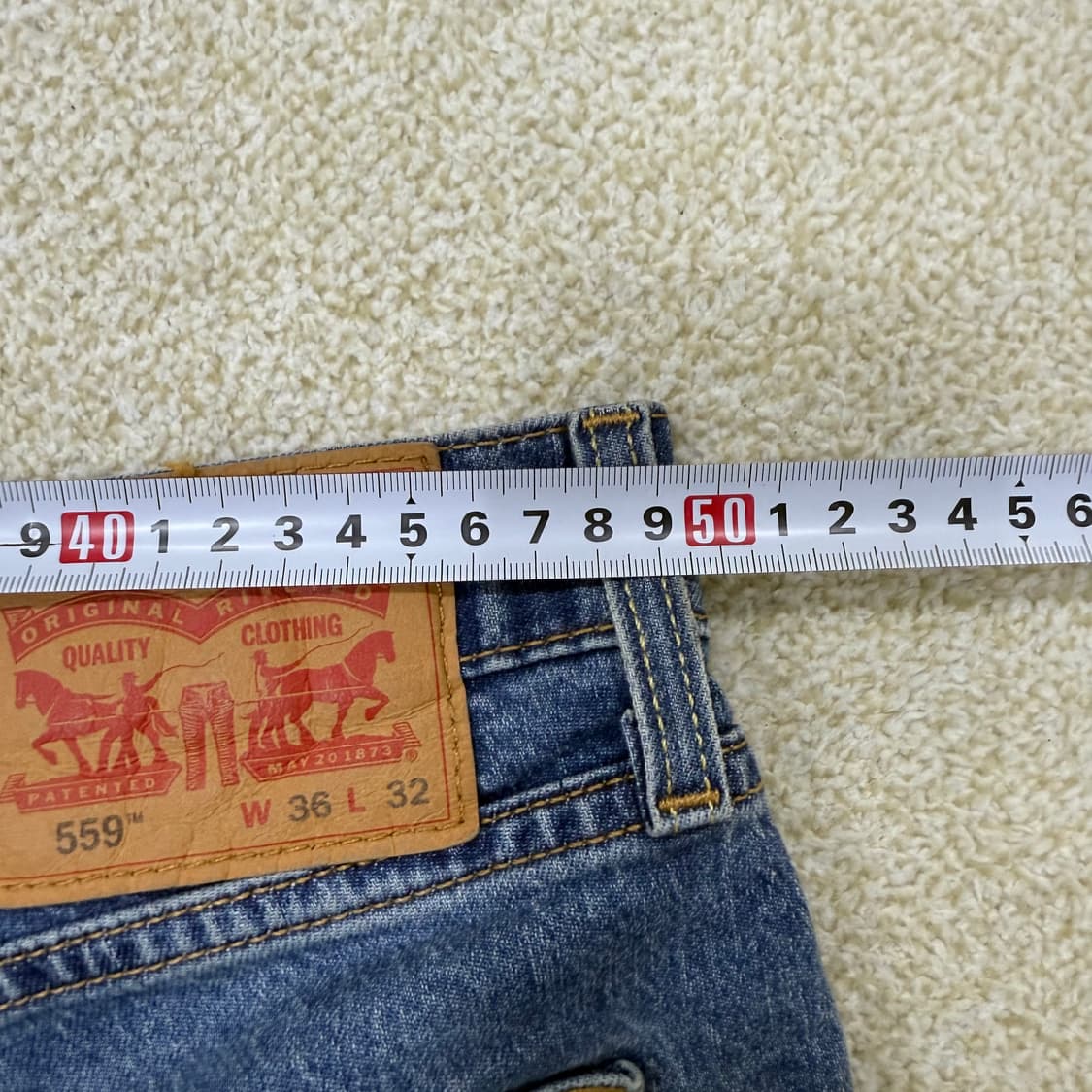 [W36 L32] 리바이스 559 세미와이드 데님팬츠 0107T1 상품이미지6