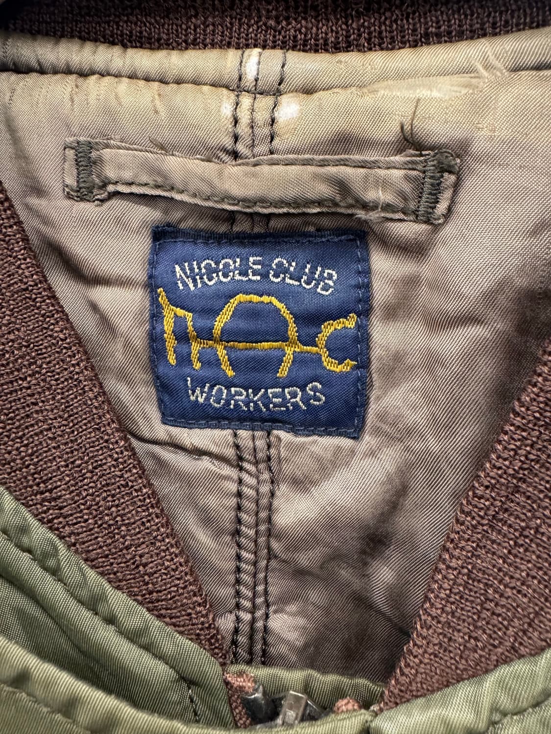 Nicole Club workers 빈티지 여성 항공점퍼 상품이미지3