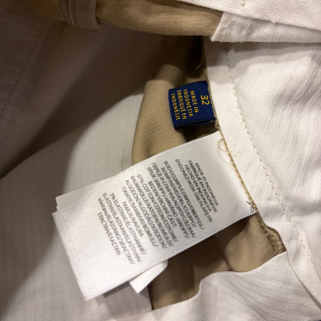 [32] 폴로랄프로렌 베이지 코튼 반바지 팬츠 C558 상품이미지5