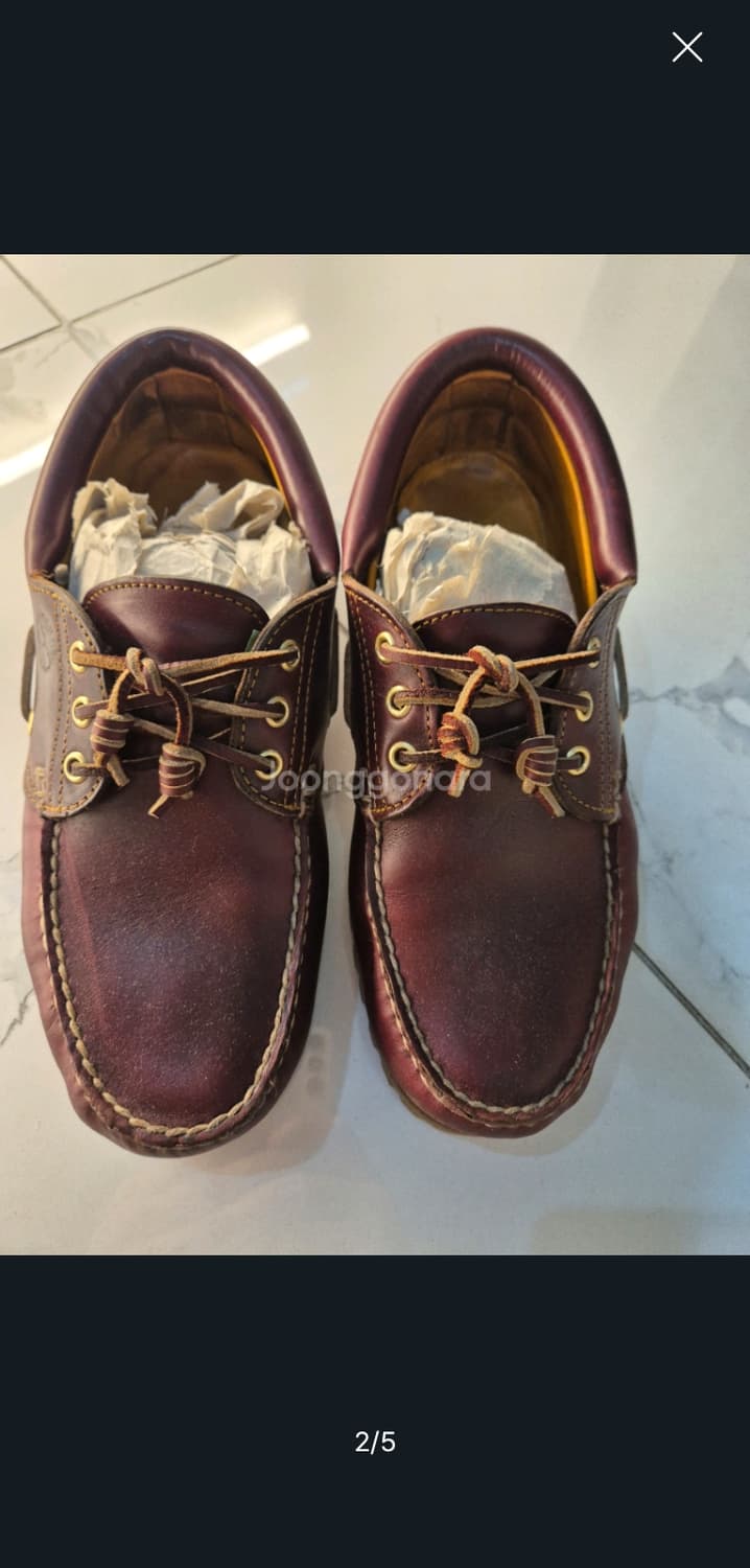 팀버랜드 3아이 버건디 팝니다 상품이미지2