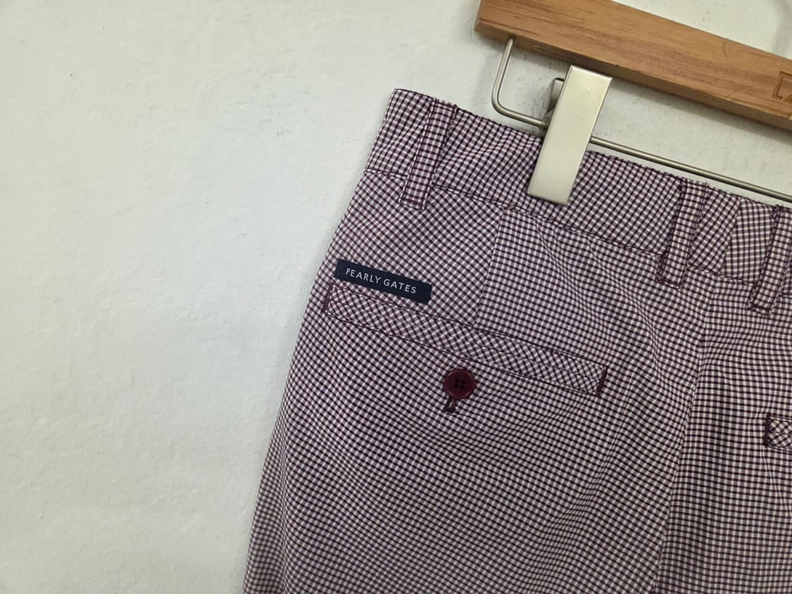 파리게이츠 체크 패턴 골프바지 4사이즈 상품이미지5