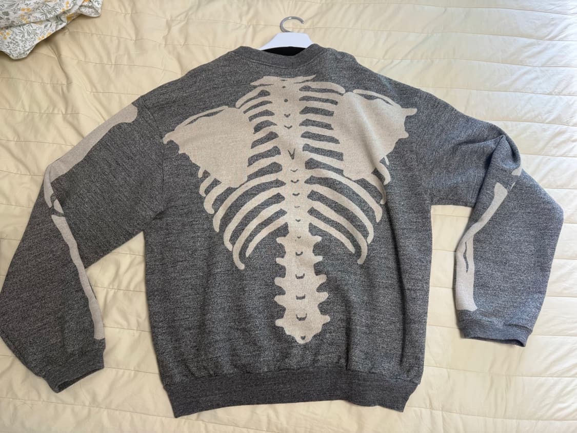 판매) 캐피탈 본 니트 차콜 상품이미지2