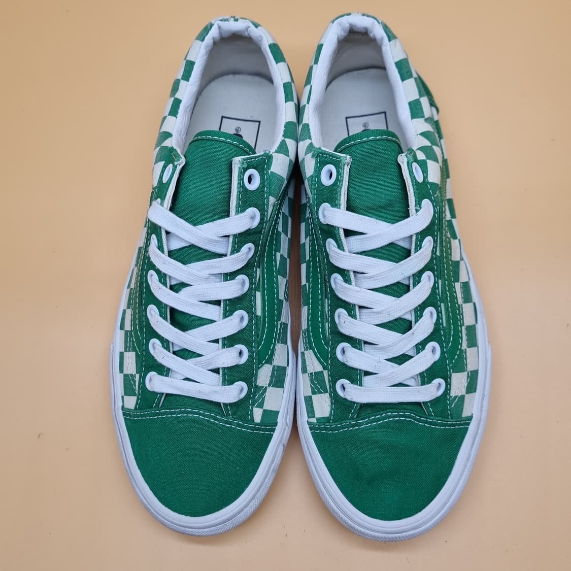 반스 스타일36 체커보드 그린 스니커즈265 상품이미지2
