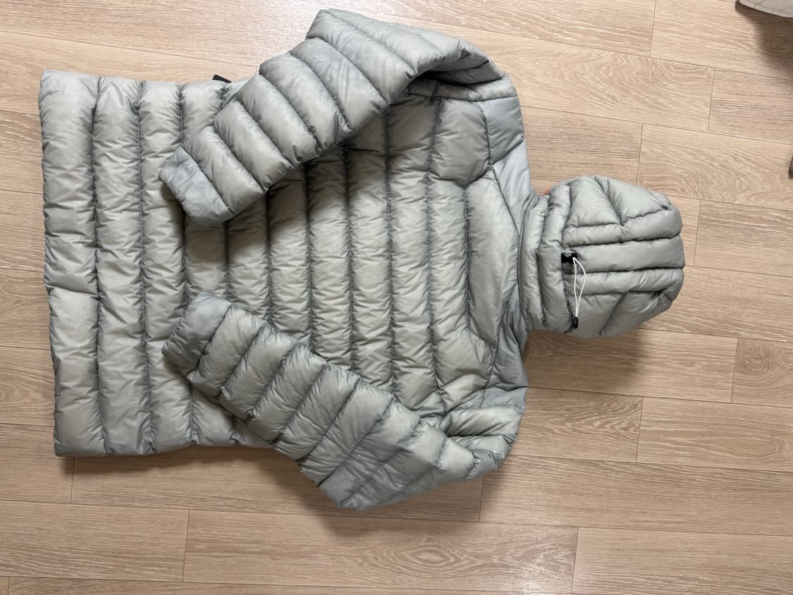 L 아크테릭스 세륨 후디 해비타트 헤비타트 패딩 자켓 그레이 상품이미지9