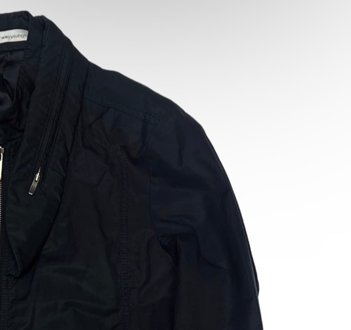 우영미 블랙 더블넥자켓 100 상품이미지2