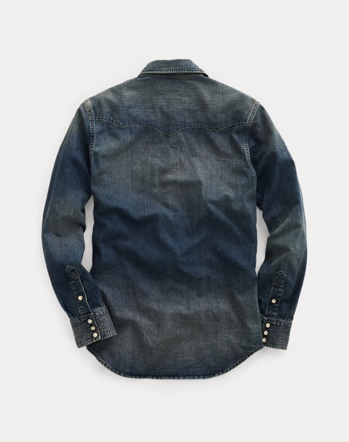 RRL 버팔로 웨스턴 데님 셔츠 다크워시 L 상품이미지2