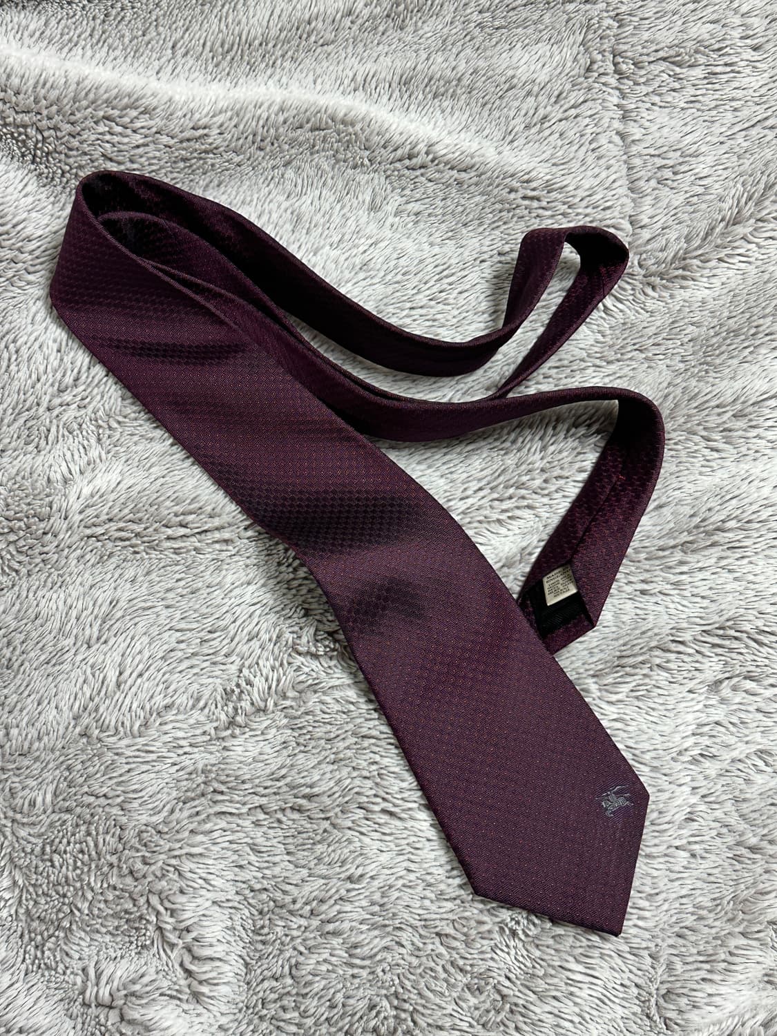 버버리 와인퍼플 넥타이 상품이미지1