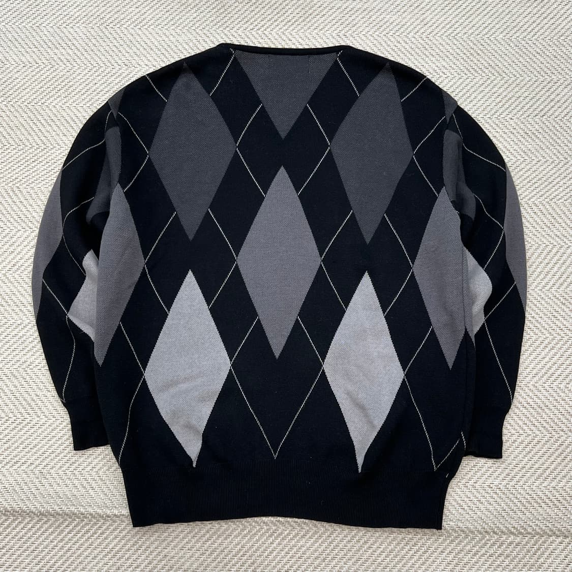 비슬로우 아가일 가디건 r2436 상품이미지2