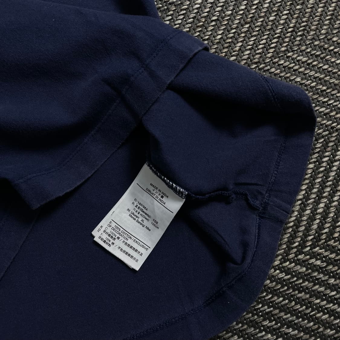 나이키 NSW 에어맥스 빅로고 반팔 티셔츠 네이비o 4670 상품이미지5