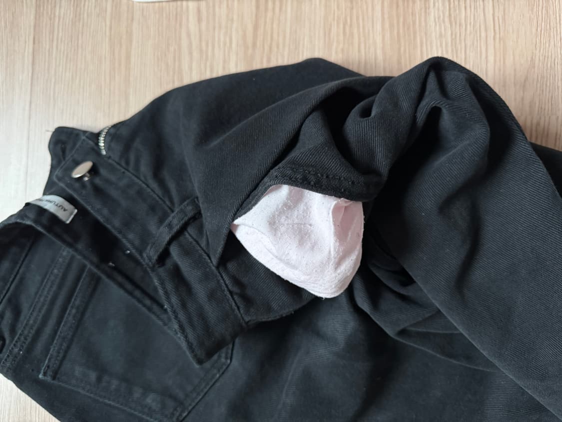 어텀 피치기모와이드 팬츠 m 상품이미지4