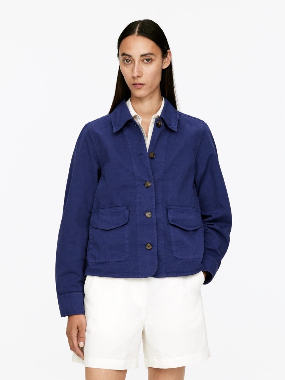 38) 아르켓 1296267001 코튼 린넨 오버셔츠 상품이미지1