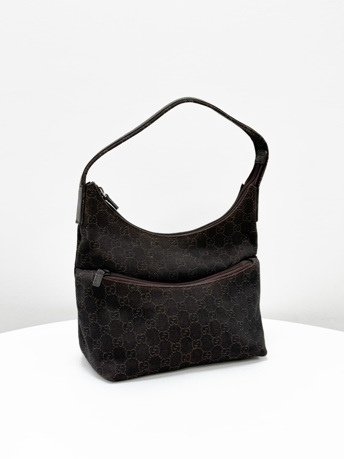 구찌 GG 캔버스 숄더백 다크브라운 상품이미지1