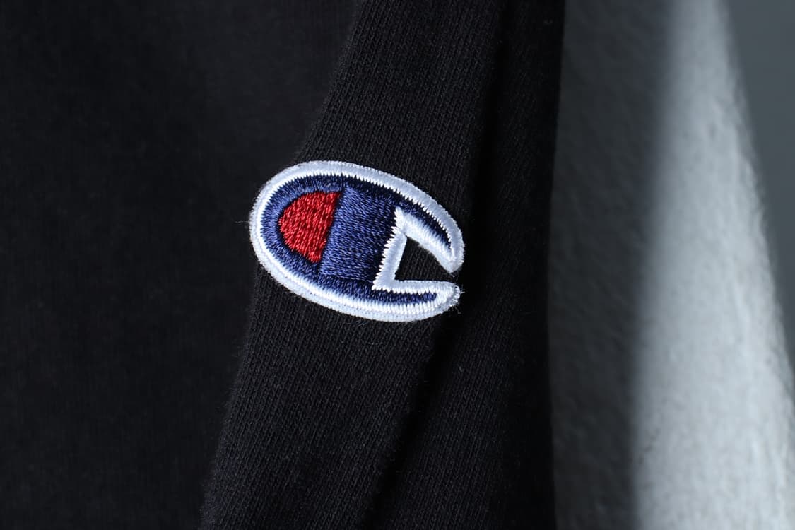 (M-L) 챔피온 반팔 티셔츠 무지 블랙 올드스쿨-199947 상품이미지5