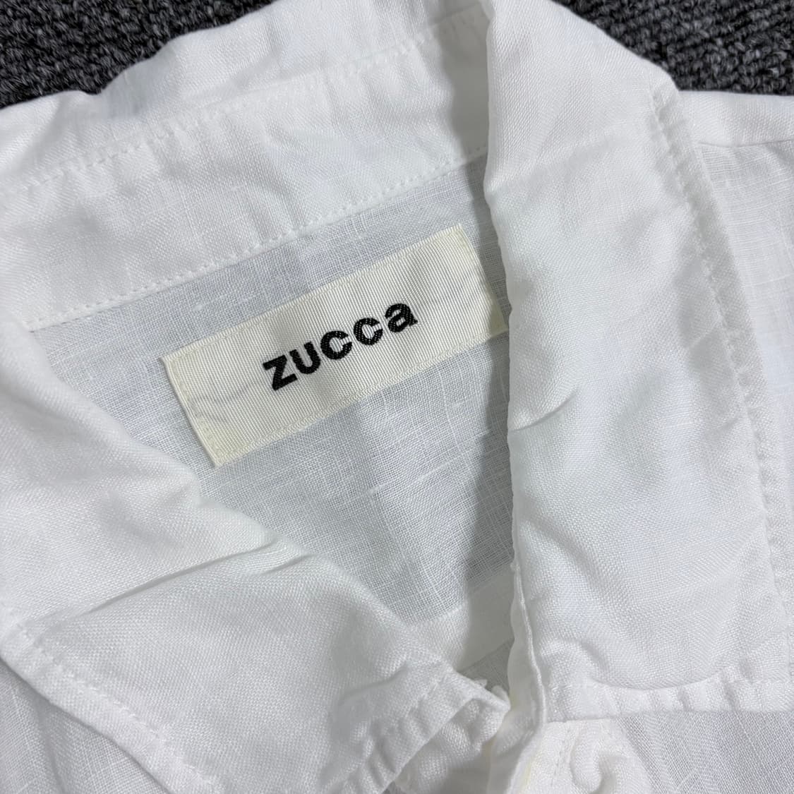 Zucca 화이트 린넨 셔츠 상품이미지3