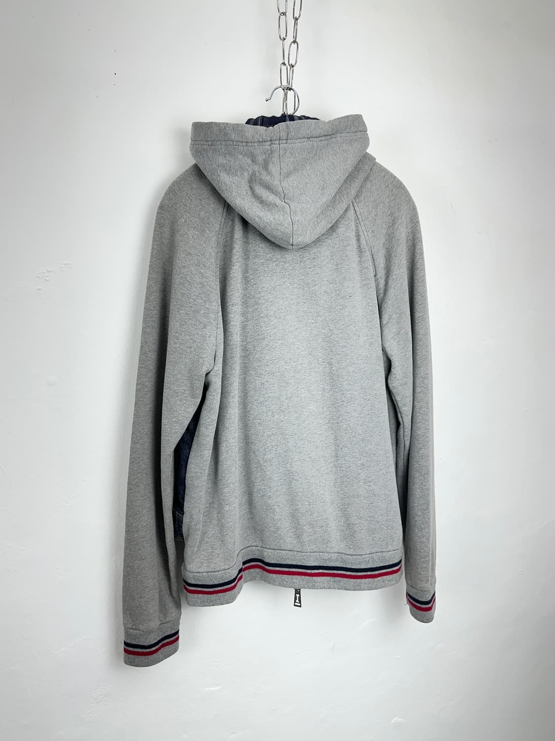 Frankie Morello Layered Denim Skull Zip  상품이미지6