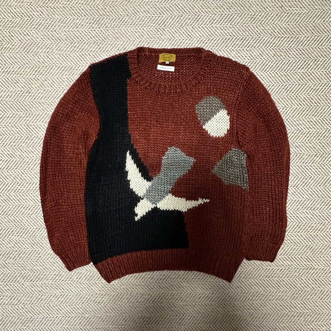 VINTAGE hand knit sweater 상품이미지1