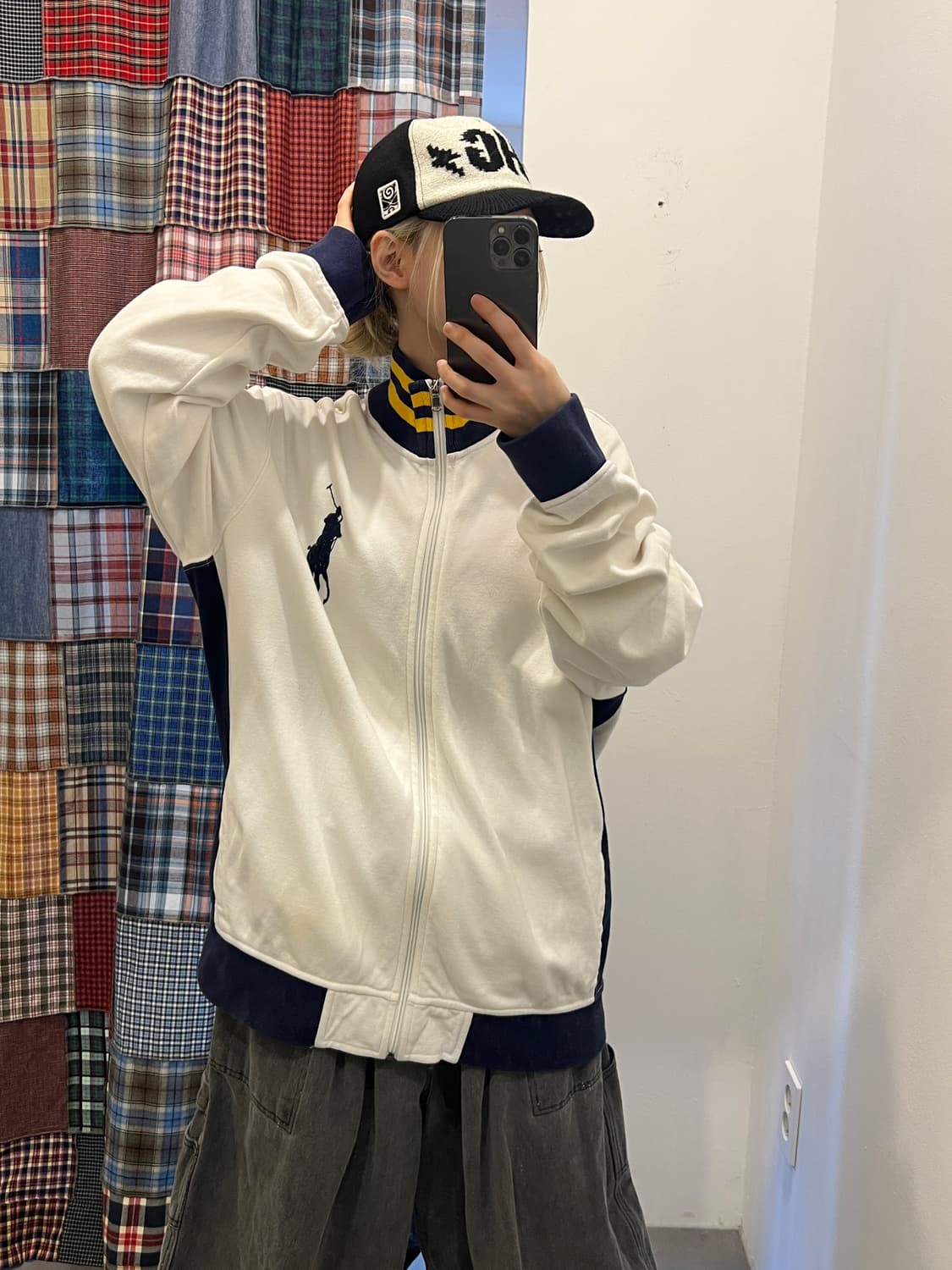 폴로 빅포니 화이트 집업 상품이미지6