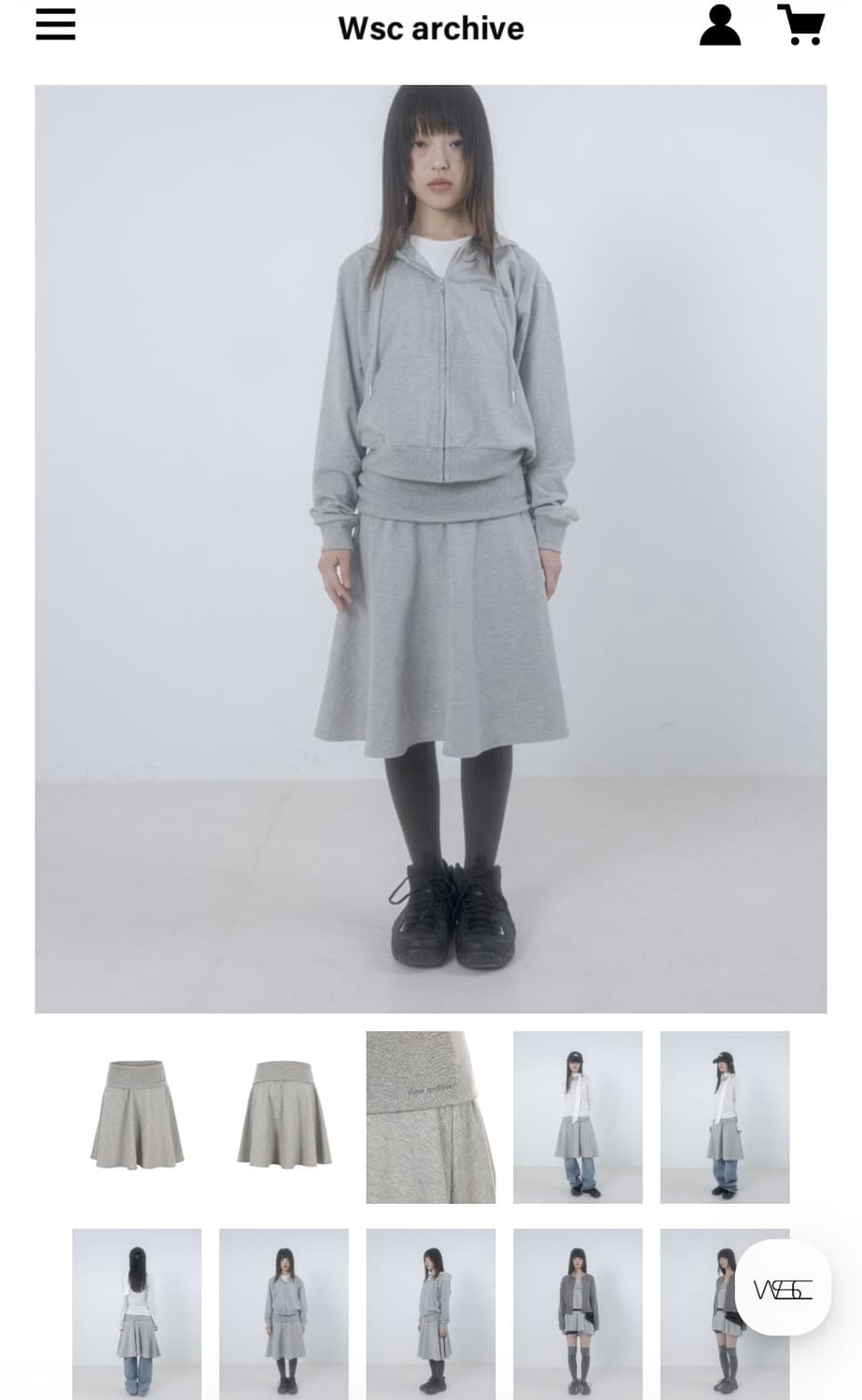 wsc archive Comfy midi skirt 003 치마 팝니다! 상품이미지2
