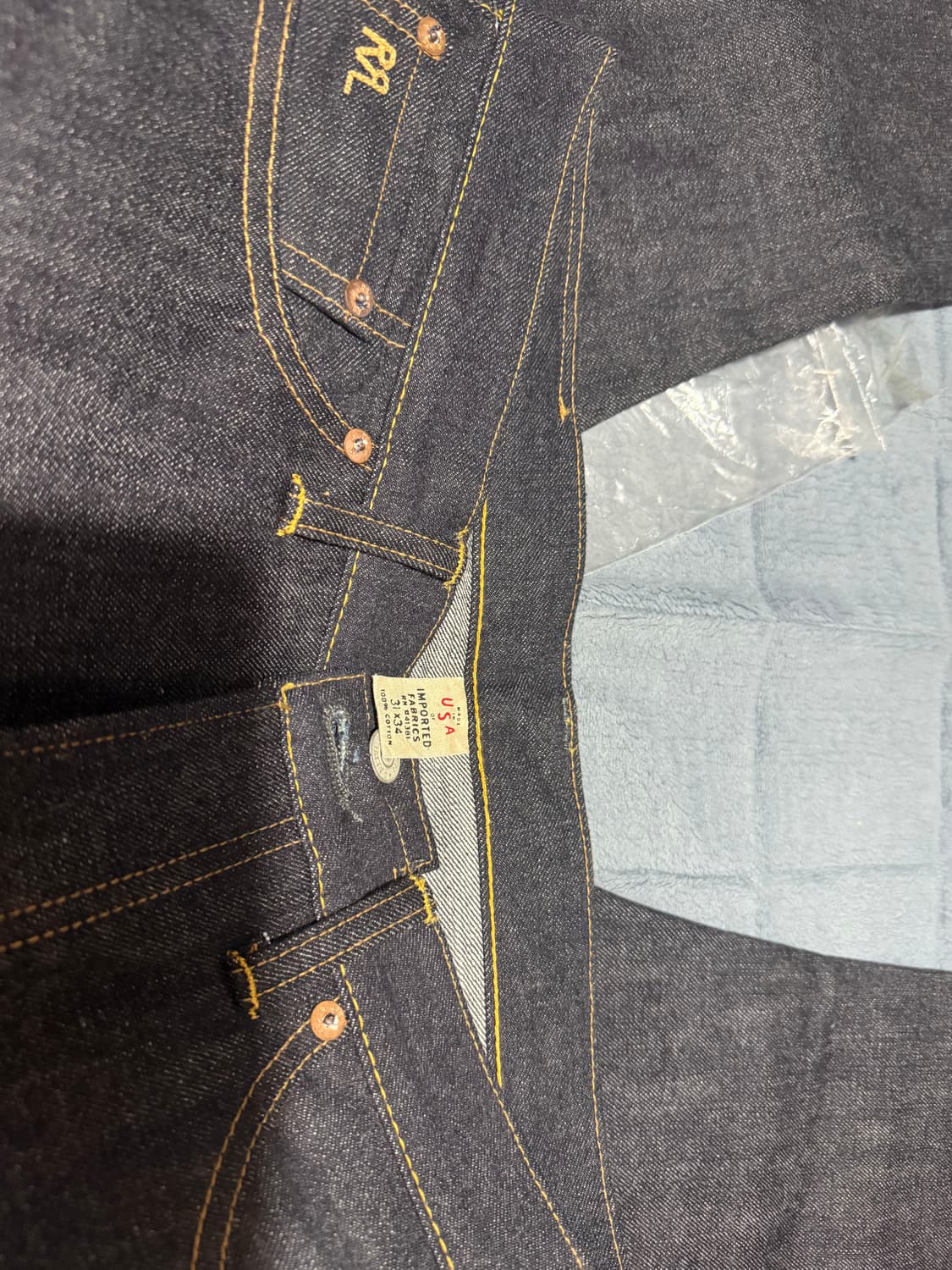 rrl slim fit rigid selvesge jean 상품이미지5