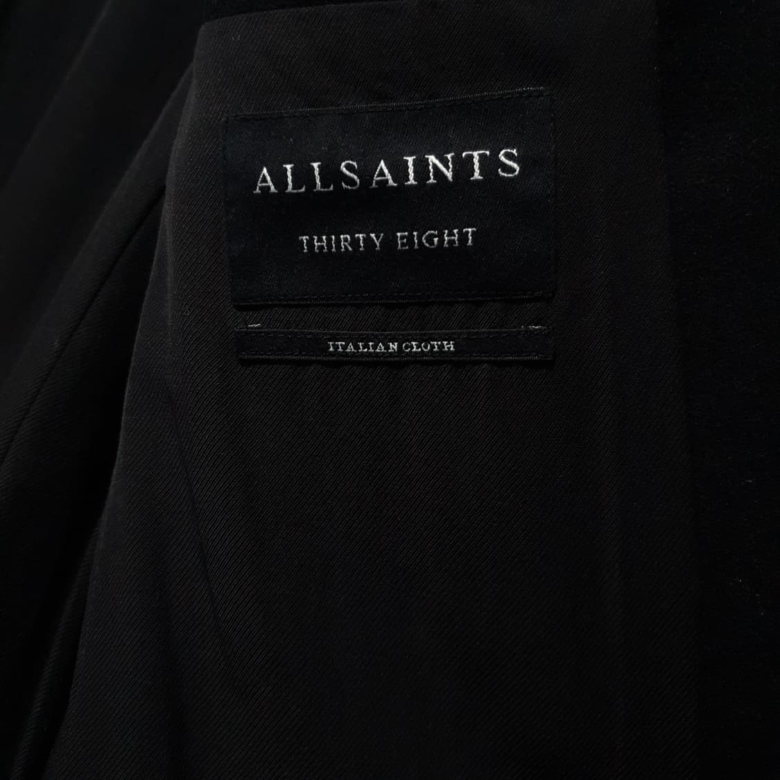 M) 올세인츠 이태리 폴리아미드 비스코스 레이너 싱글 히든버튼 코트 자켓 상품이미지3