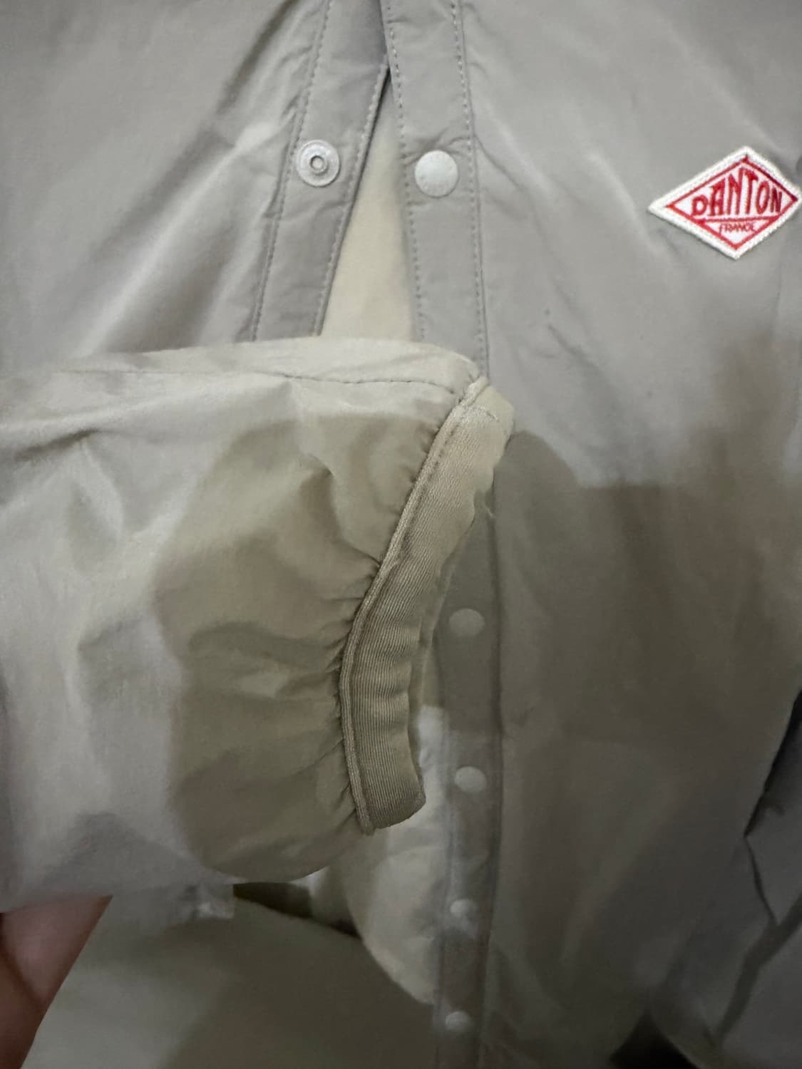 단톤 경량 패딩 그레이 34 s 여성 상품이미지2