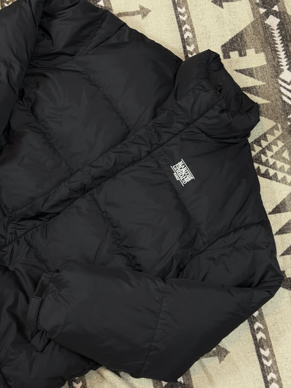 마리떼프랑소와저버 클래식 로고 패딩 블랙 상품이미지7