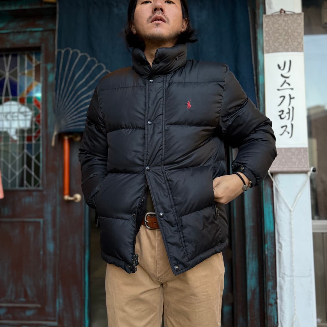 폴로 랄프로렌 다운 패디드 자켓 S 상품이미지8