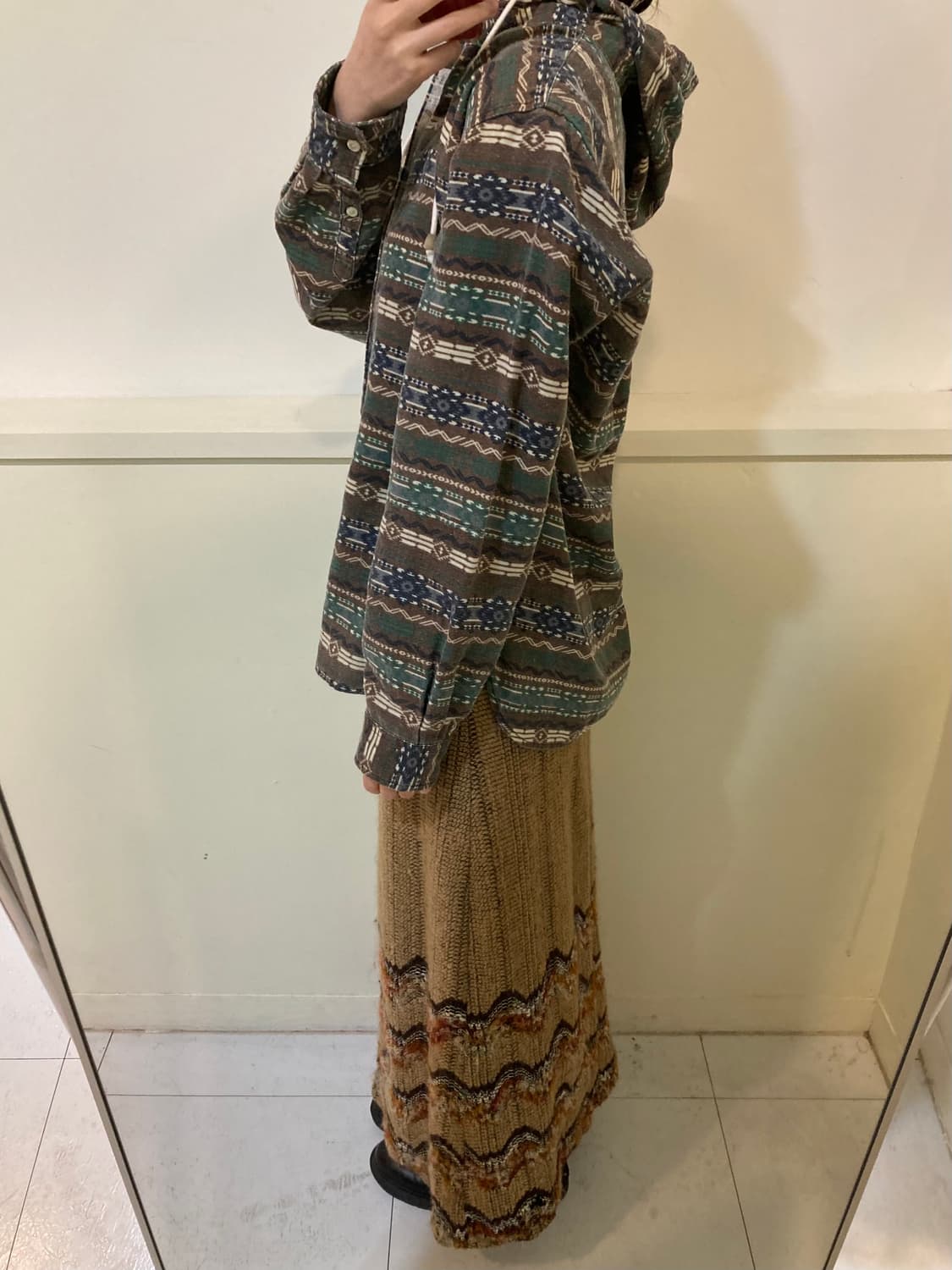 티티카카 패턴 후디 셔츠 상품이미지10