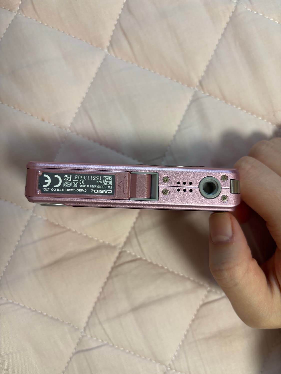 Casio ex-z80 카시오 엑슬림 핑크 디카 상품이미지3